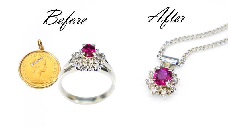 指輪から指輪へリフォーム